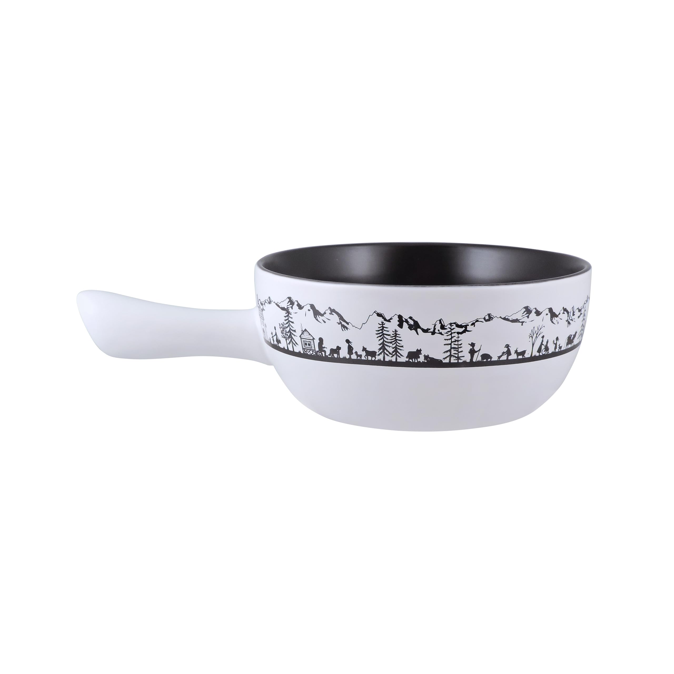 Premium Swissmar Heidi Cheese Fondue Set - 2.8 QT Ceramic Pot with Rechaud Burner, 6 Forks & Recipe Card - Perfect for Melting Cheese, Chocolate & Caramel - Elegant White - Ideal for Dinner Parties, Romantic Dates & Family Gatherings
