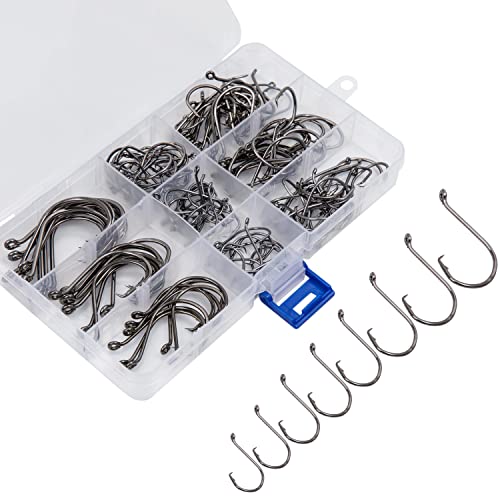 150pc 8size Circle Hook Combo