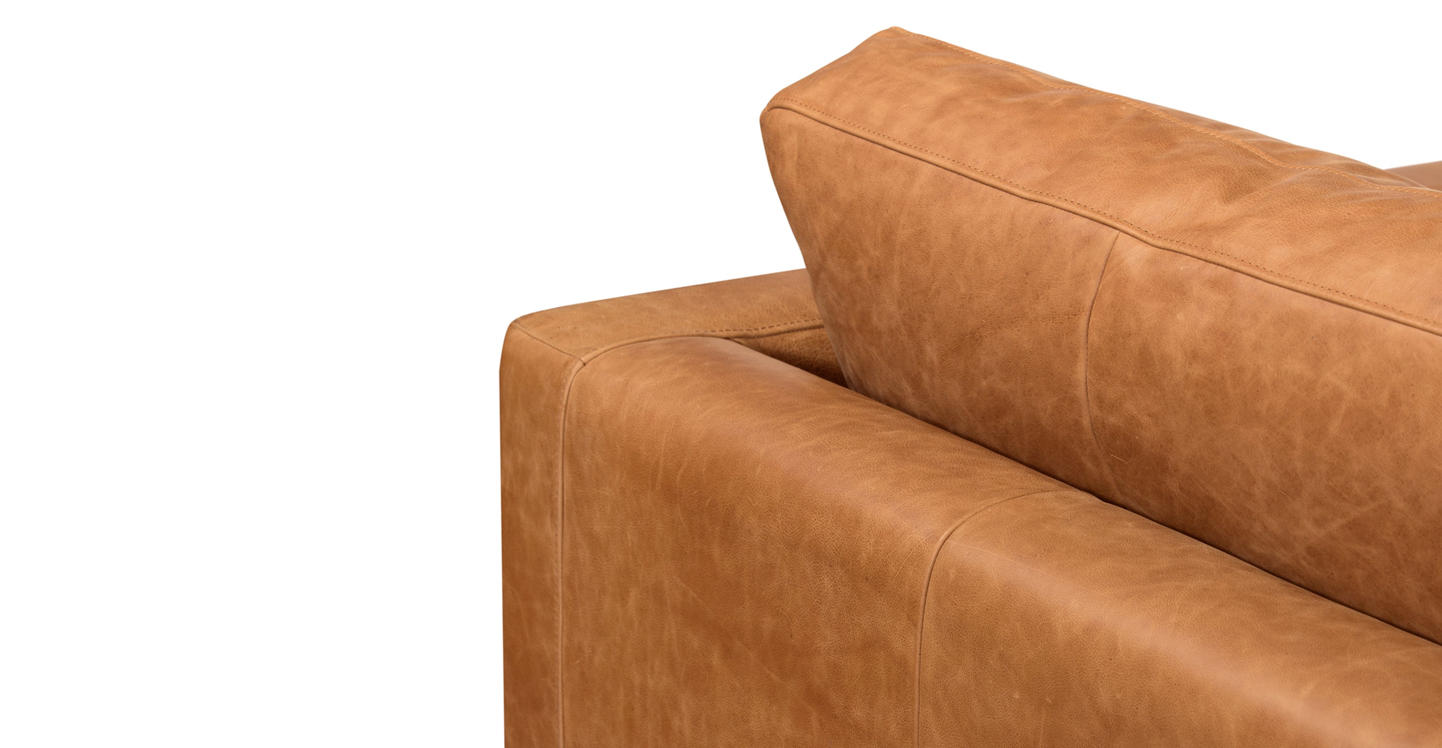 Luxury Napa Leather Corner Sectional Sofa - Modern L-Shaped Couch for Living Room, Home Theater & Office - Soft & Durable Genuine Leather Furniture
