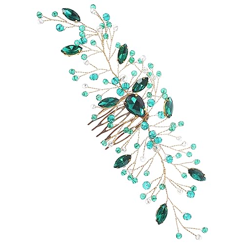 EXCLUZO Elegant Bridal Hair Comb - Vintage Wedding Headpiece with Rhinestones, Pearl Hair Clip for Bride, Bridesmaid, Prom - Perfect for Weddings, Special Occasions & Photo Shoots