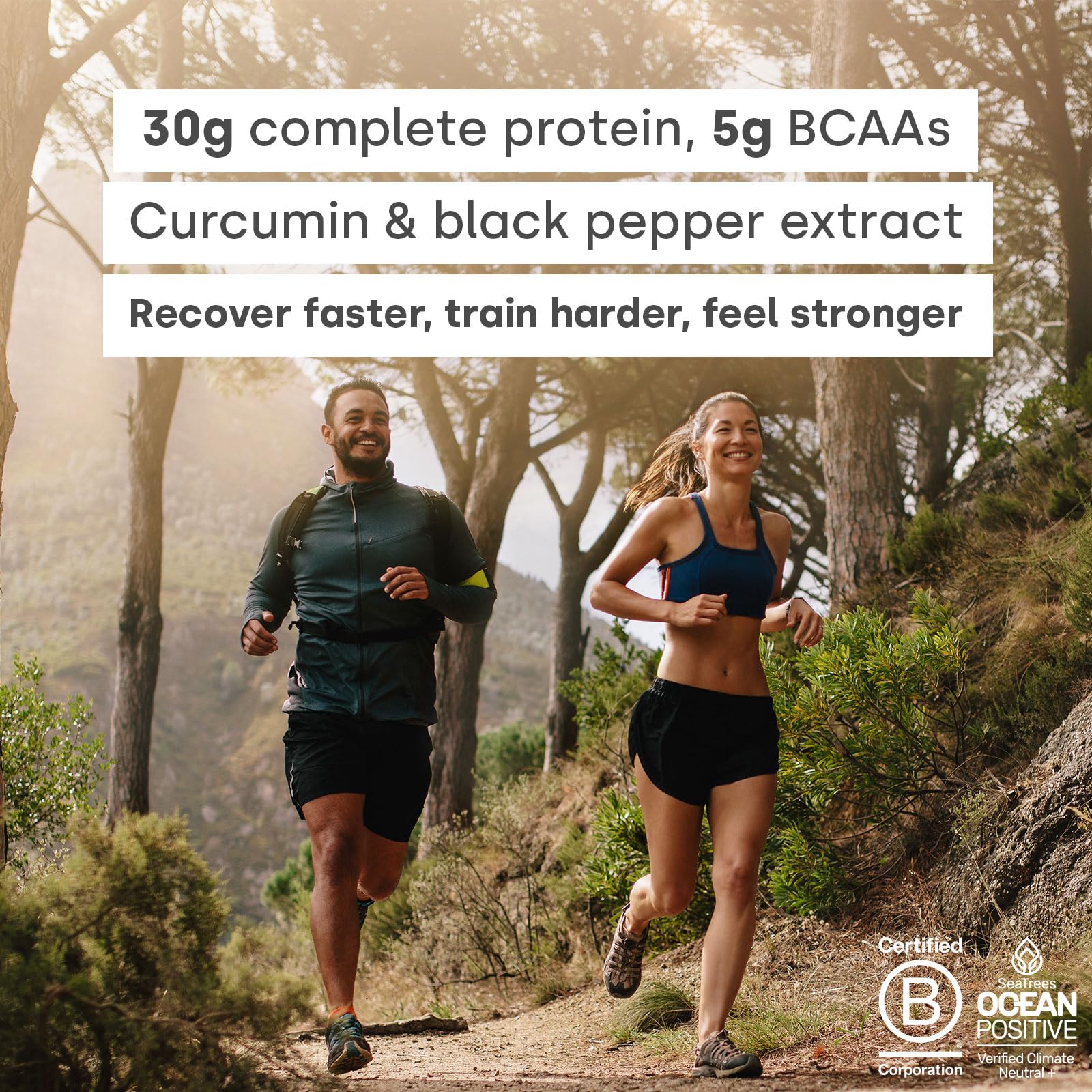 Form Performance Protein - Vegan Plant-Based Protein Powder with BCAAs, 30g Protein per Serving | Chocolate Peanut Flavor | Great for Post-Workout Recovery, Muscle Building & Healthy Lifestyle | Mixes Easily with Water or Smoothies