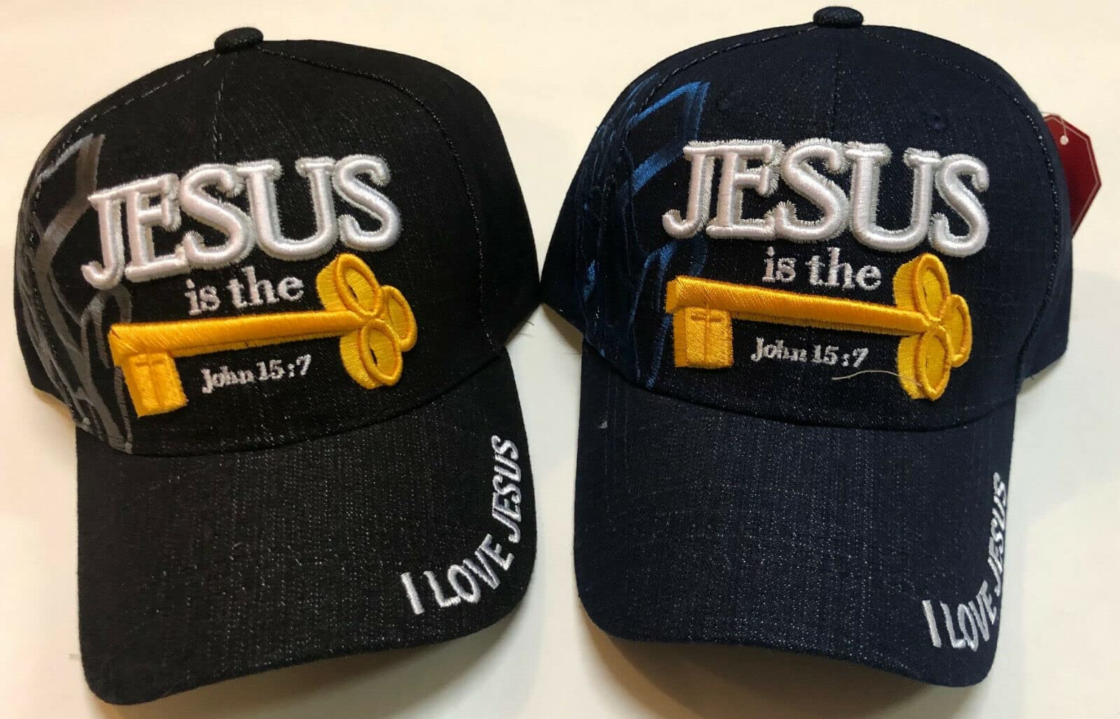 Jesus Is The Key Christian Puff Hat - Warm Winter Beanie for Women & Men - Perfect for Church, Bible Study & Outdoor Activities
