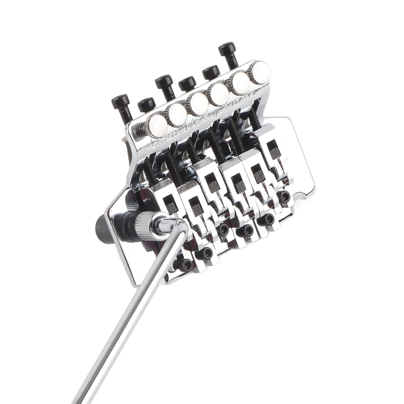 Premium Double Locking Tremolo Bridge System for ST Electric Guitar - Silver | Enhanced Tuning Stability & Sustain for Rock, Metal & Shredding Performances