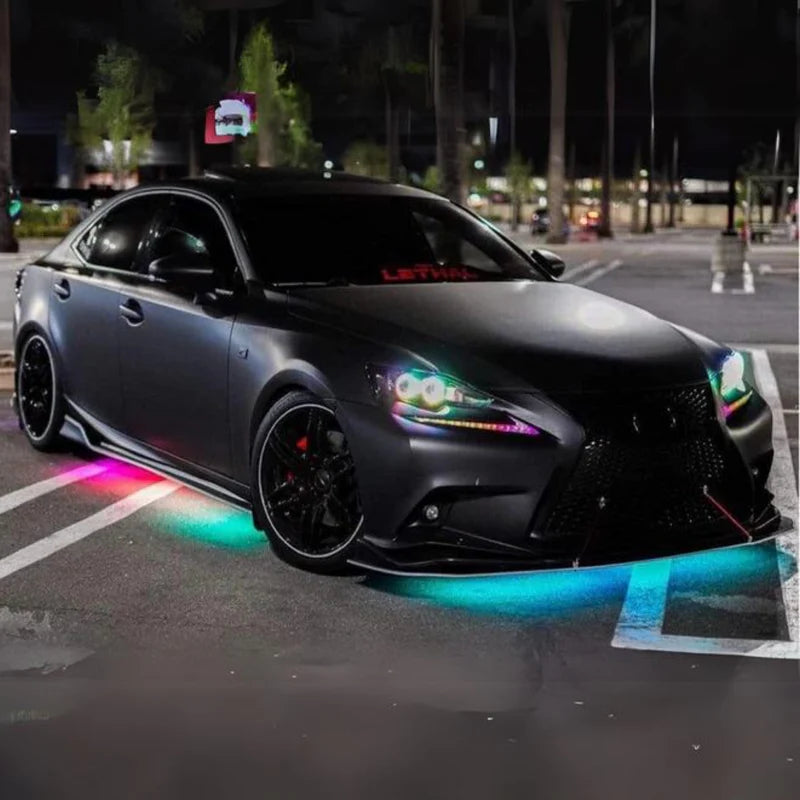 Premium LED Underglow Lighting Kit 3.0 - Flexible RGB Car Neon Lights with Remote Control | Waterproof Underbody Glow for Cars, Trucks & Motorcycles | Perfect for Night Driving, Car Shows & Custom Vehicle Lighting