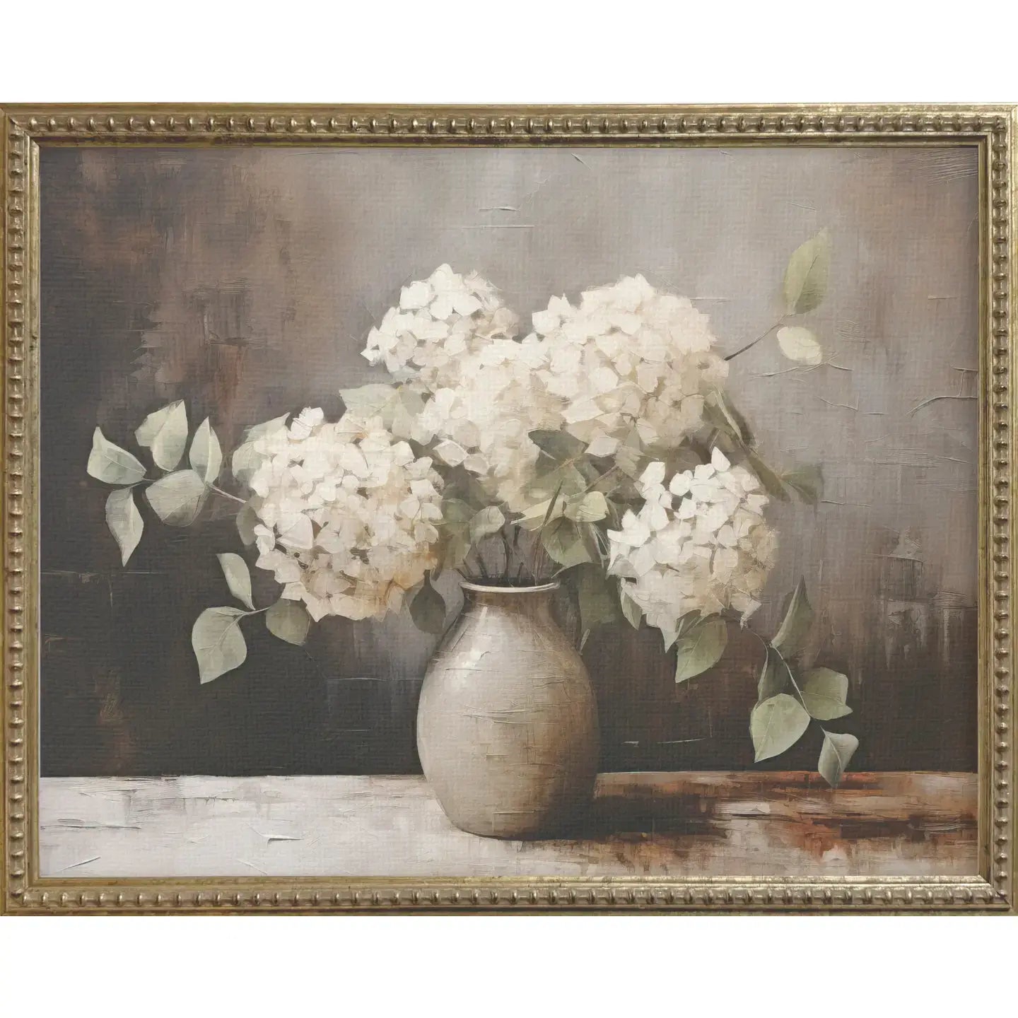 Beautiful Hydrangeas Gallery Framed Wall Art - Floral Home Decor for Living Room, Bedroom & Office