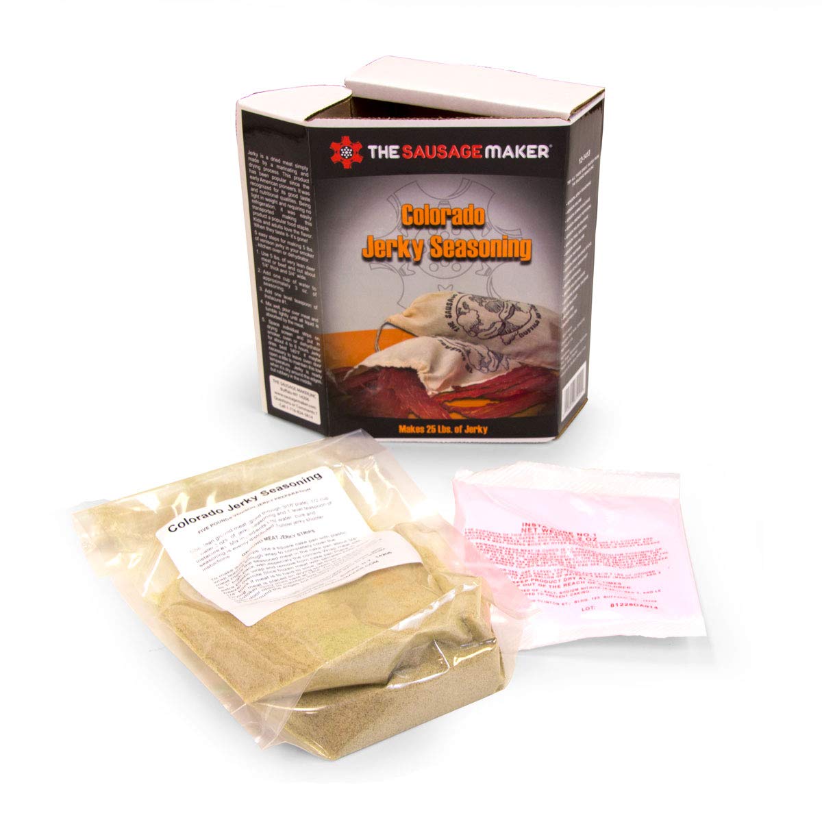 Colorado Jerky Seasoning Kit - 1 lb Premium Meat Rub & Spice Blend for Homemade Beef, Venison & Turkey Jerky | Perfect for Camping, Hiking & Outdoor Adventures | The Sausage Maker