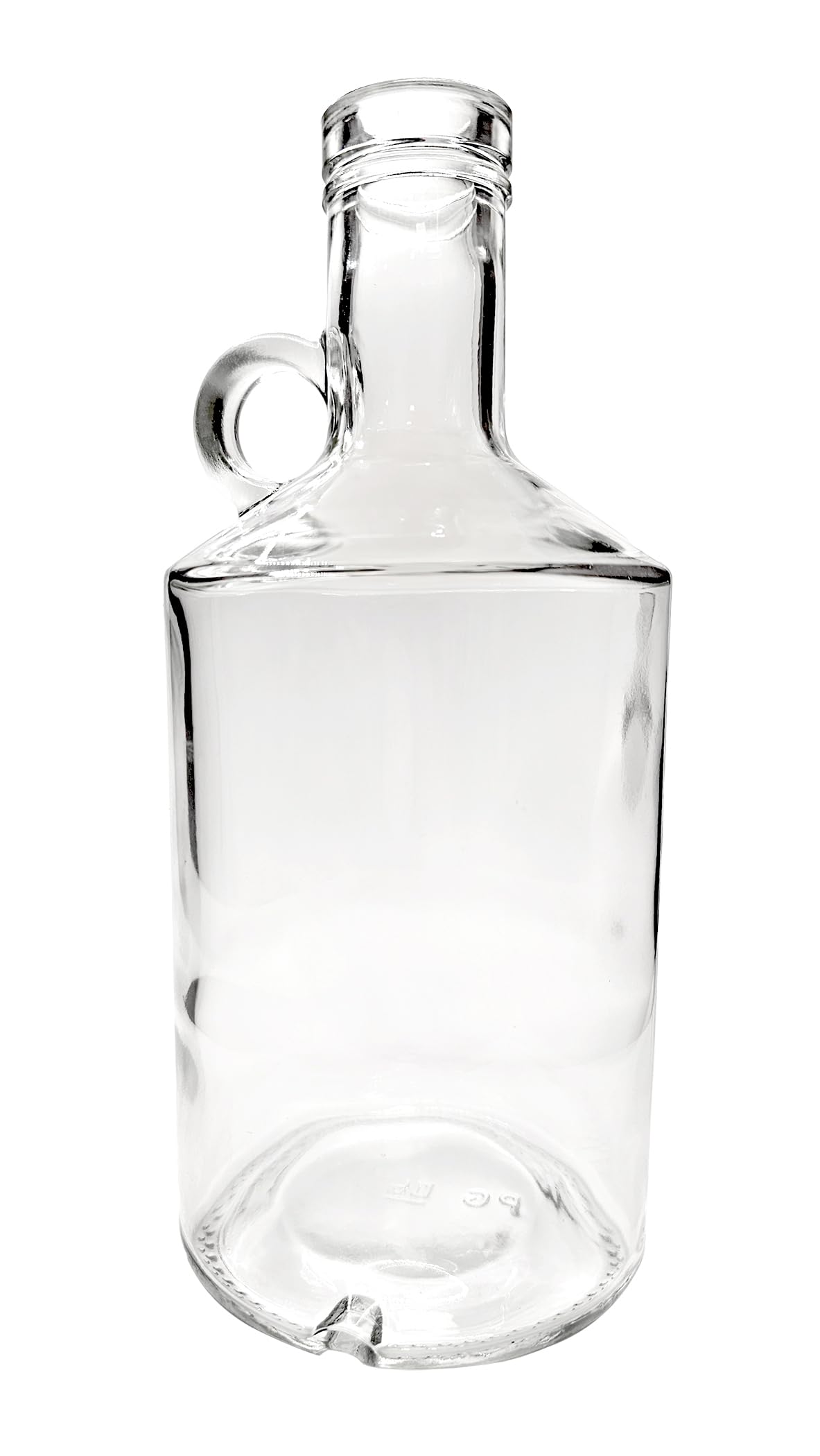 Premium Morgantown Flint Bar Top Spirit Bottles - Single Glass Liquor Bottle for Whiskey, Bourbon & Cocktails | Home Bar, Party & Gift Use