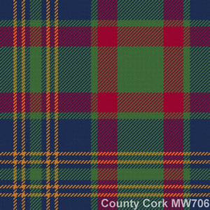 8 Yard Machine Sewn Kilt - Authentic Irish County Tartans for Men | Traditional Scottish Highland Dress for Weddings, Festivals & Celtic Events
