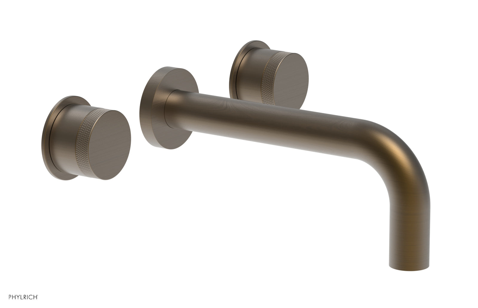 BASIC II Wall Mount Lavatory Set 230 11 - Modern Bathroom Sink Faucet for Small Spaces, Perfect for Apartments & Powder Rooms