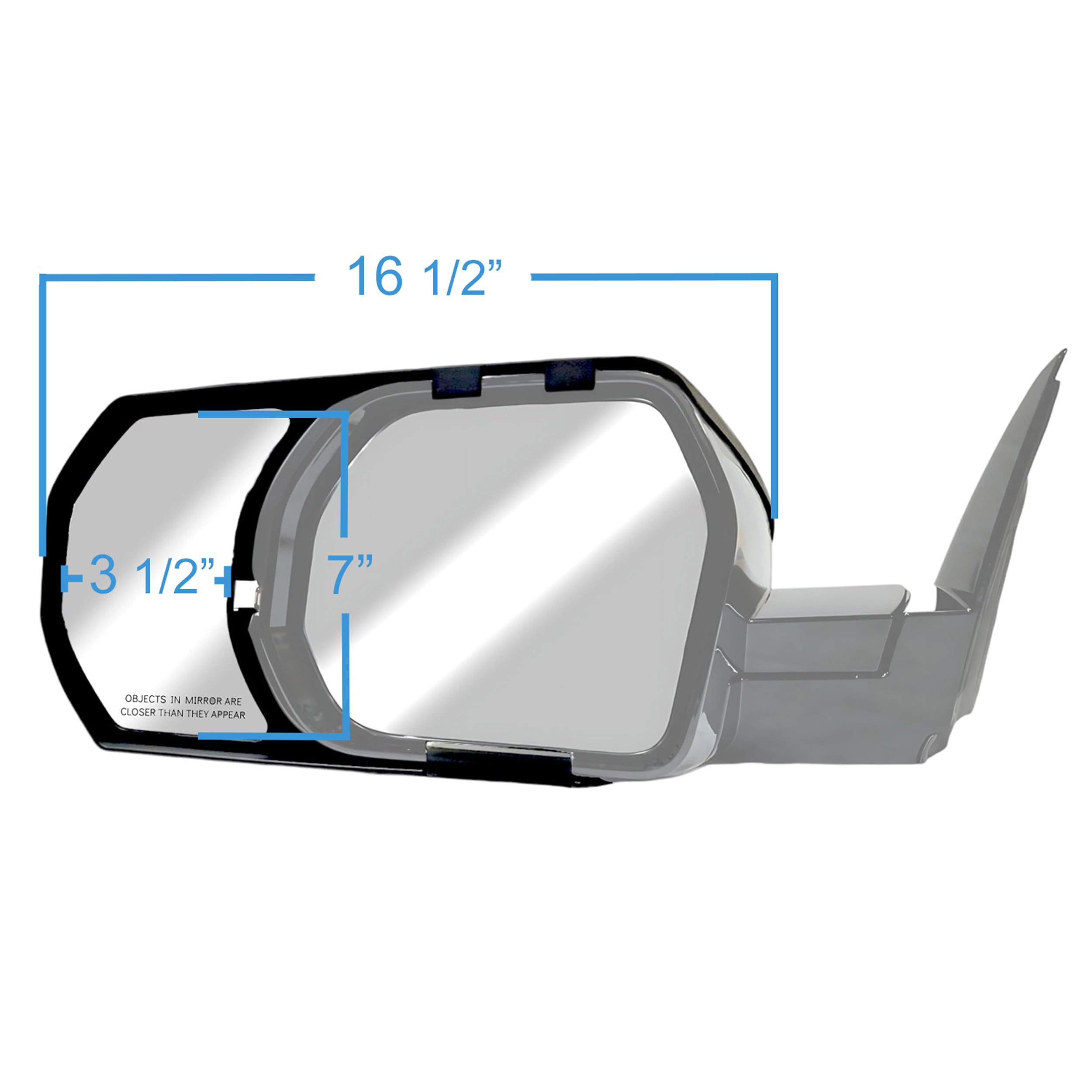 Snap & Zap Towing Mirrors for 2022-2024 Toyota Tundra & 2023-2024 Sequoia - Heavy Duty Pair - Perfect for Camping, RV Towing & Off-Road Adventures