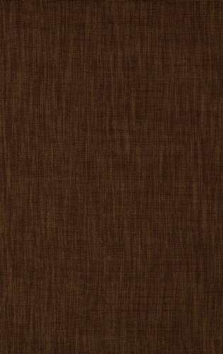 Berkley Cottage MC100 Chocolate Brown 5' x 8' Rectangle Textured Solid Area Rug - Perfect for Living Room, Bedroom, or Home Office Decor