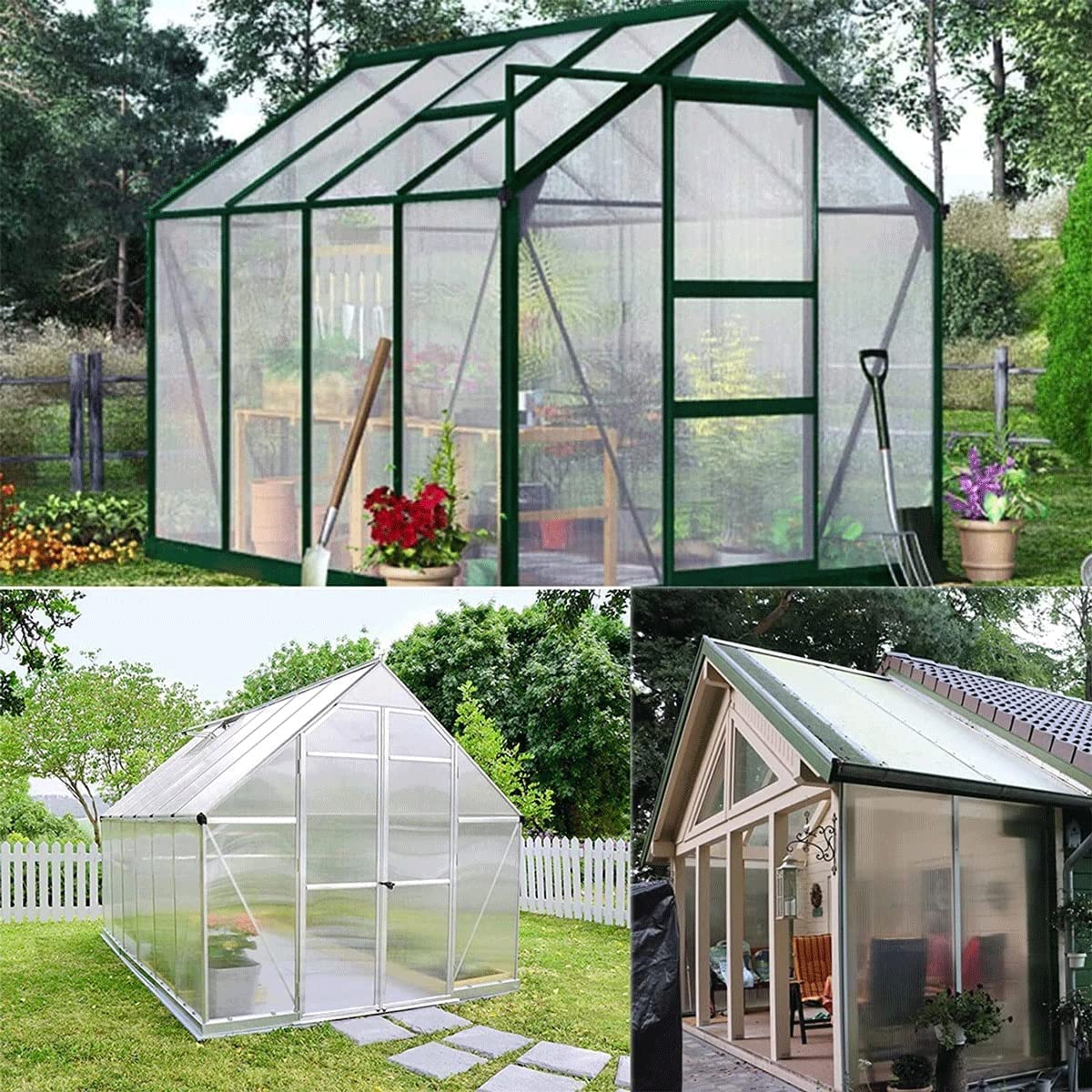 Clear Waterproof PVC Tarpaulin with Grommets - 3x4m Foldable Ripstop Tarp for Greenhouse, Plant Cover, Patio Protection & Outdoor Use | Heavy-Duty Transparent Tarp for Camping, Picnics, Construction & More