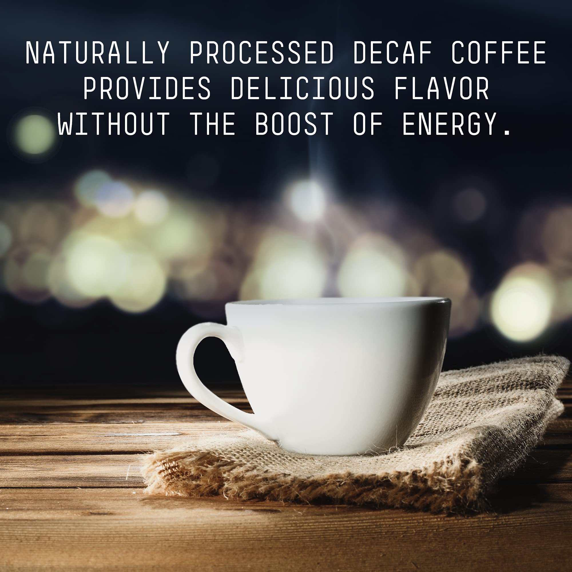 Premium Swiss Water Process Decaf Coffee - Medium Roast Ground Coffee, 2 LB Bag | Naturally Decaffeinated, Rich & Smooth Flavor | Perfect for Afternoon Relaxation, Evening Enjoyment & Coffee Lovers Who Avoid Caffeine