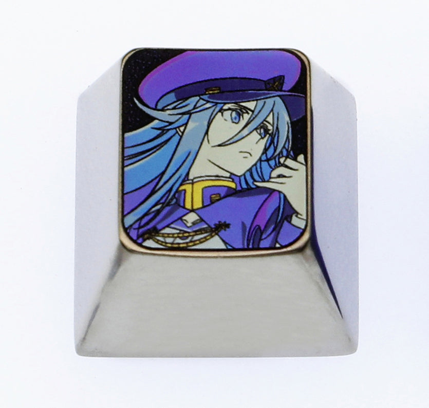 Custom Titanium Alloy Carved Keycaps - Personalized Anime & Gaming Mechanical Keyboard Keycaps for PC, Laptop - Durable & Stylish for Gamers, Typists, and Collectors