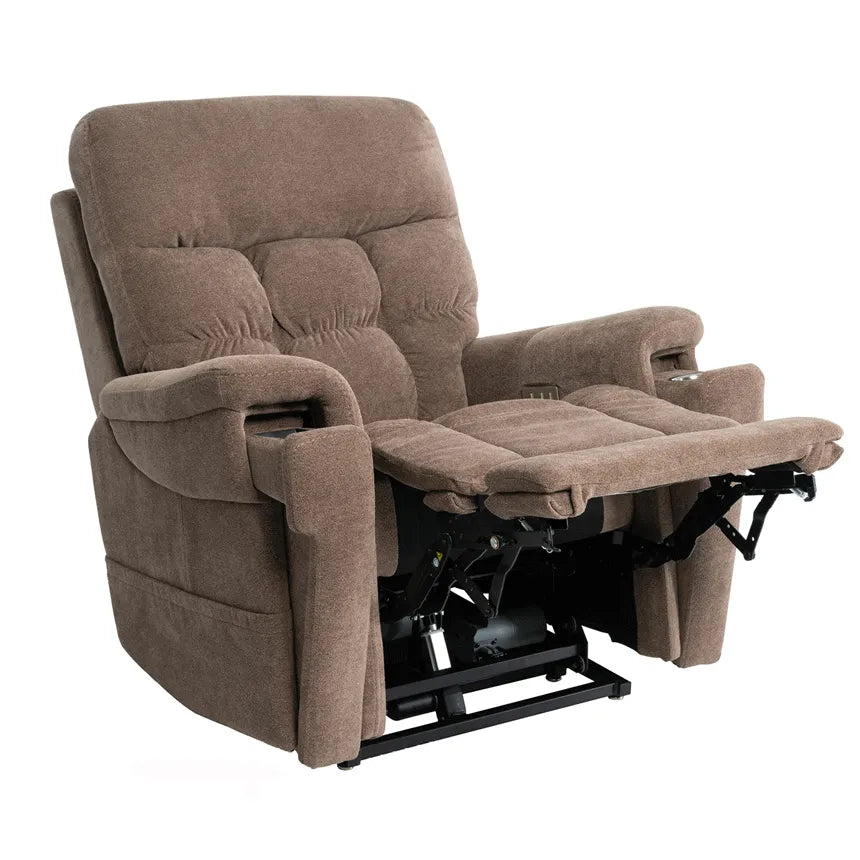 VivaLift!® Ultra Lift Recliner Chair PLR4955 - Power Lift Recliner for Elderly & Seniors with Easy Remote Control, Comfortable Massage & Heating - Perfect for Living Room, Bedroom & Home Care