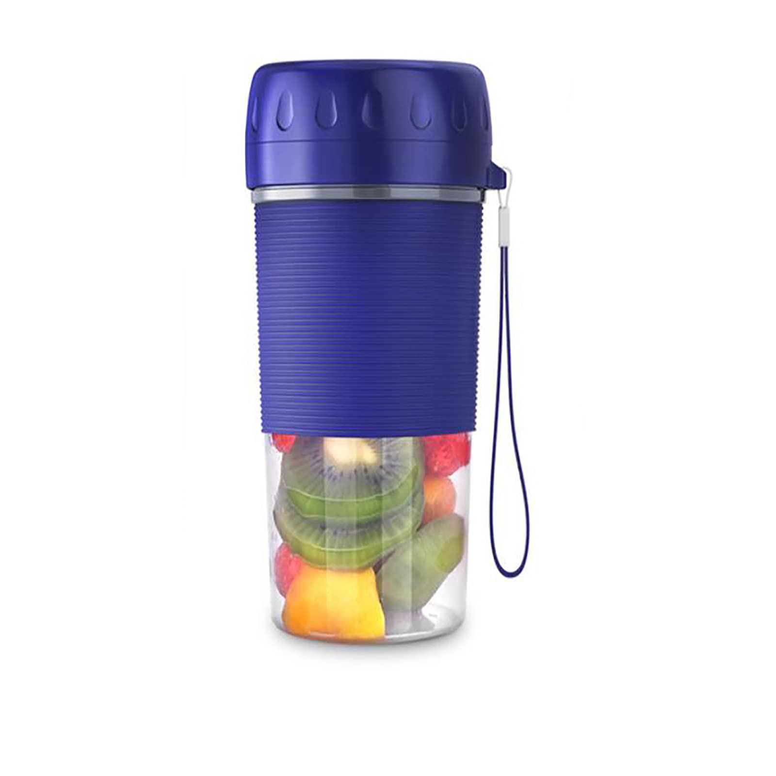 Portable USB Rechargeable Mini Smoothie Blender - Personal Size Electric Juicer for Kitchen, Office & Travel - Quiet & Powerful Countertop Blender (Blue) | Perfect for Smoothies, Protein Shakes & Baby Food Prep
