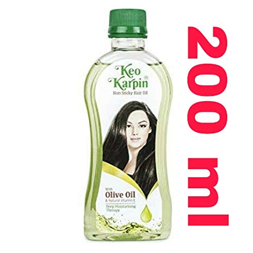 Keo Karpin Hair Oil - Natural Hair Growth Treatment with Herbal Extracts for Stronger, Longer Hair | Perfect for Daily Scalp Massage & Damaged Hair Repair