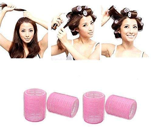 INAAYA Self-Grip Hair Rollers for Women - 6 Pack Multicolor Hair Curling Tools for Beach Waves, Salon Styling & Everyday Volume
