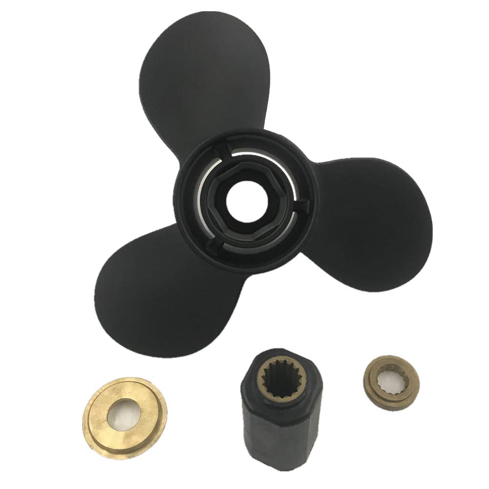 CAPTAIN Propeller for Mercury Outboard Motors 40HP-150HP - 15 Tooth Spline 48-77348A45 - Compatible with Fishing Boats, Speedboats & Marine Engines
