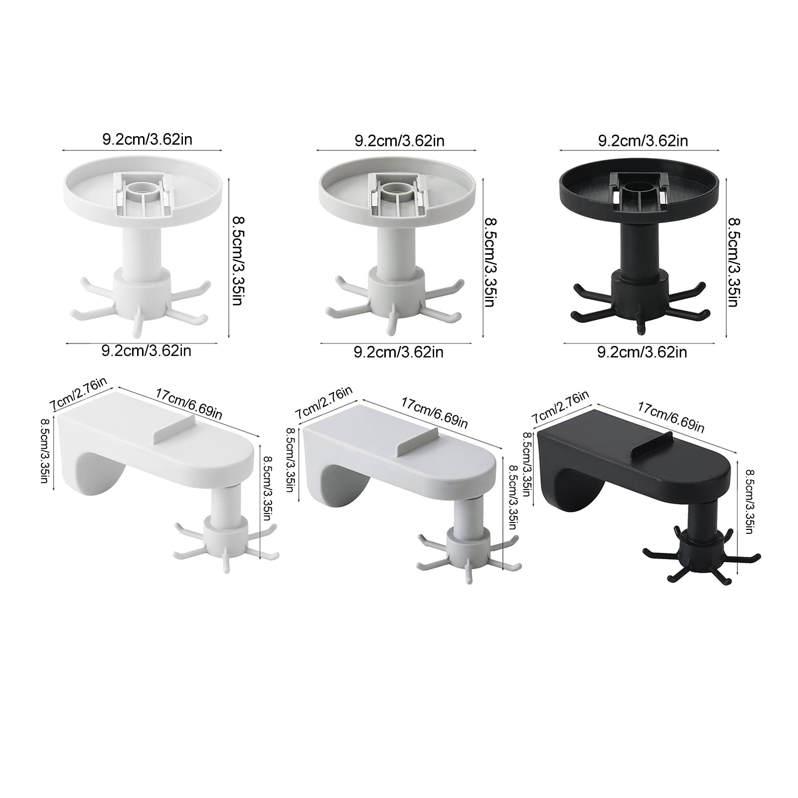 Stainless Steel Adhesive Kitchen Utensil Hanger Hooks - Rotating Knife Holder for Bathroom & Kitchen Organization (Wall Mounted) - Perfect for Small Spaces, RV, Dorm, Apartment Storage Solution