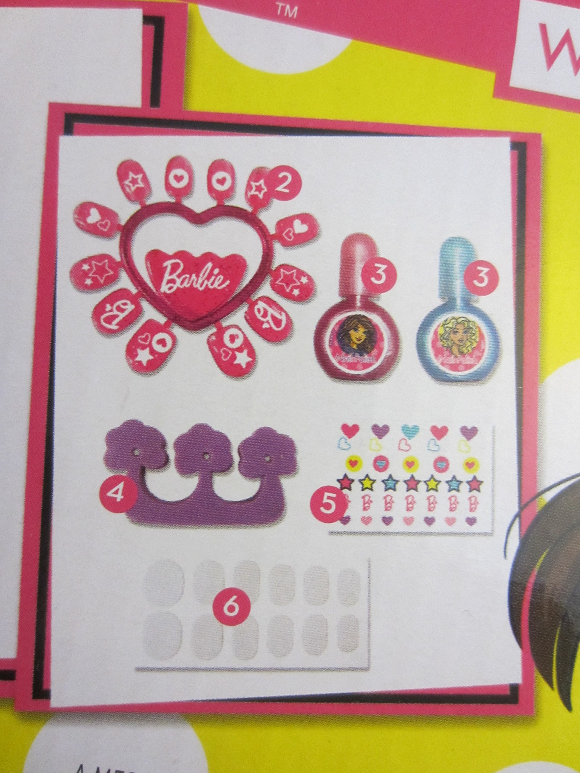 Barbie Fashion Purse with Nail Fun - Stylish Kids Handbag for Dress Up & Role Play - Perfect for Birthday Gifts, Parties & Pretend Play