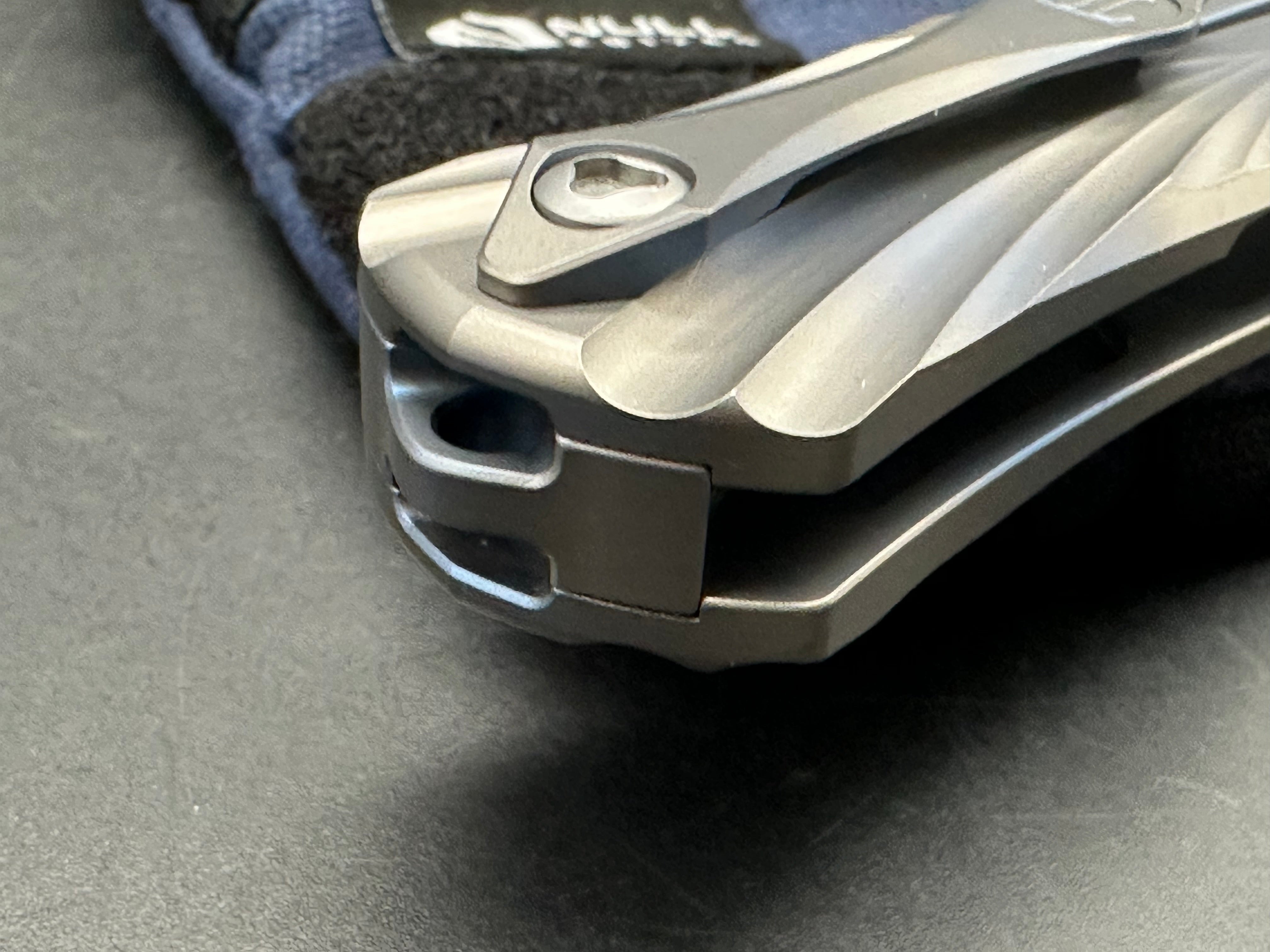Kevin John T Series Titanium Folding Knife with M390 Steel Blade - EDC, Outdoor Camping, Hunting & Survival Gear