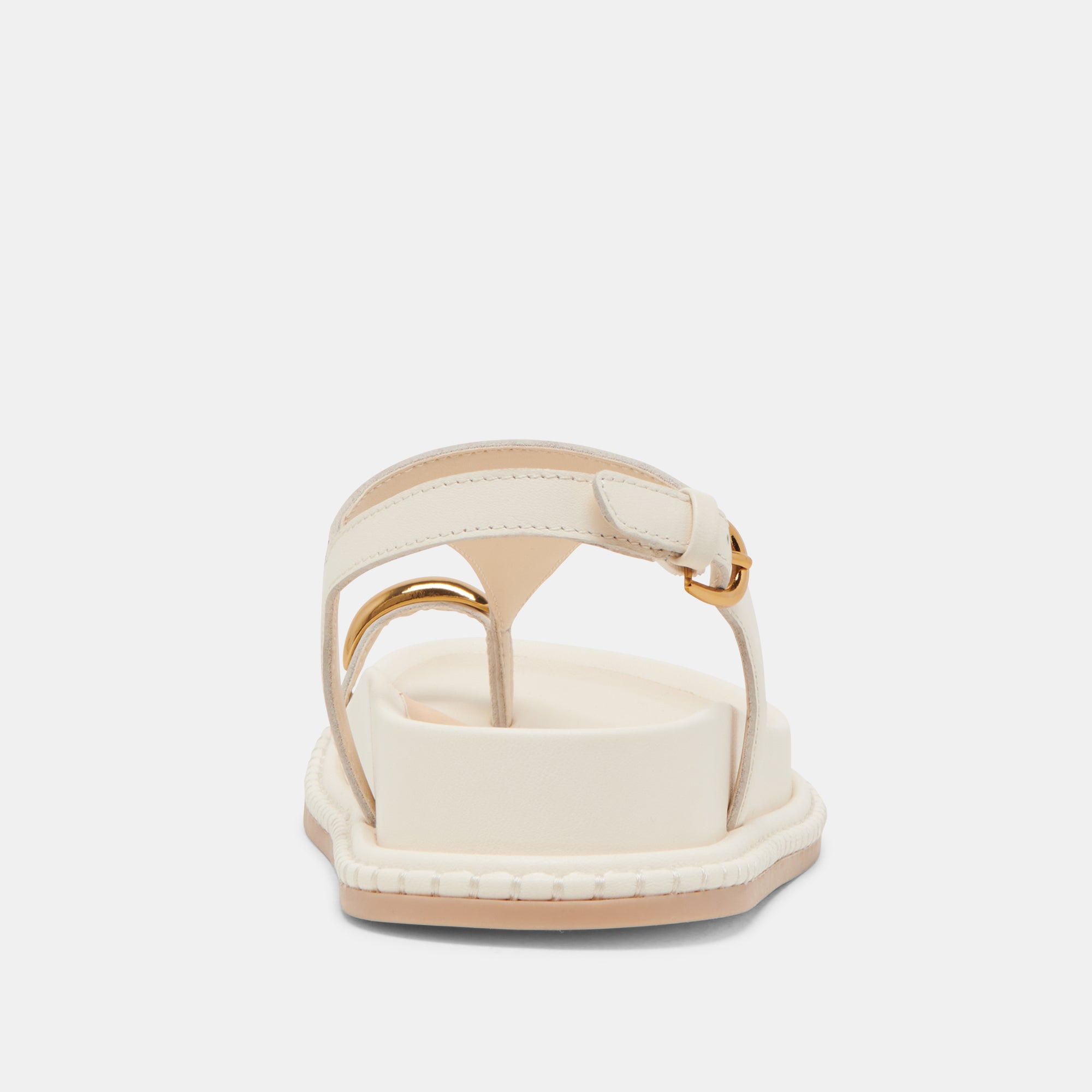 STEFAN Leather Sandals for Women - Off White Comfortable Casual Summer Shoes | Perfect for Beach, Vacation, and Everyday Wear
