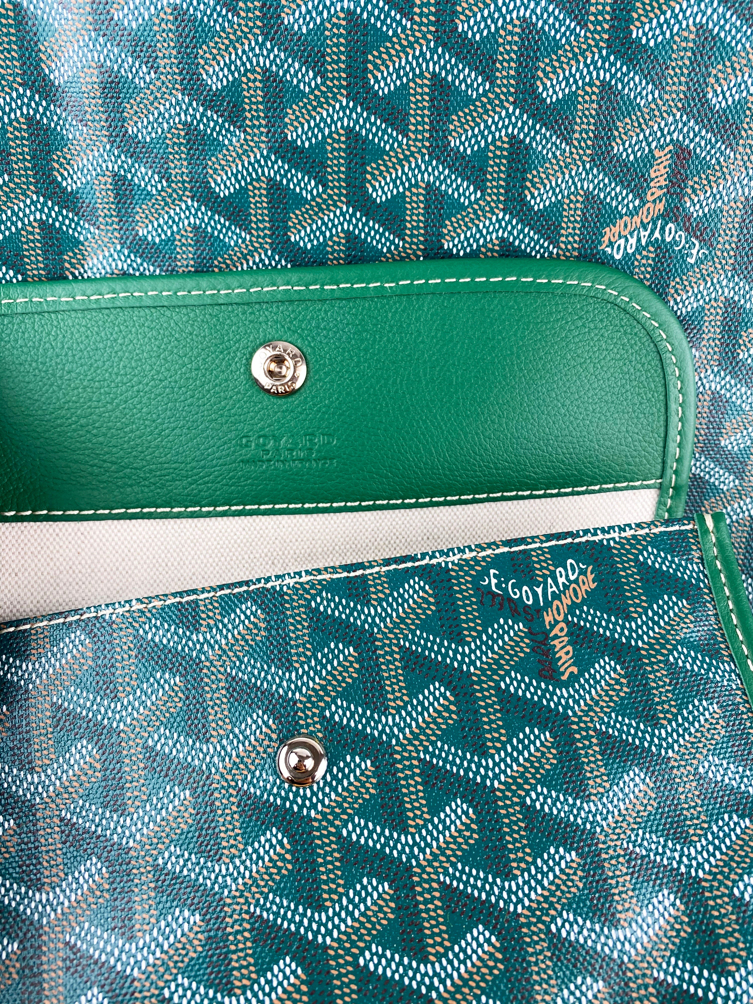 Luxury Goyard Green St. Louis Tote Bag - Premium Designer Handbag for Women - Fashionable & Durable Shopping Tote - Perfect for Work, Travel & Everyday Use