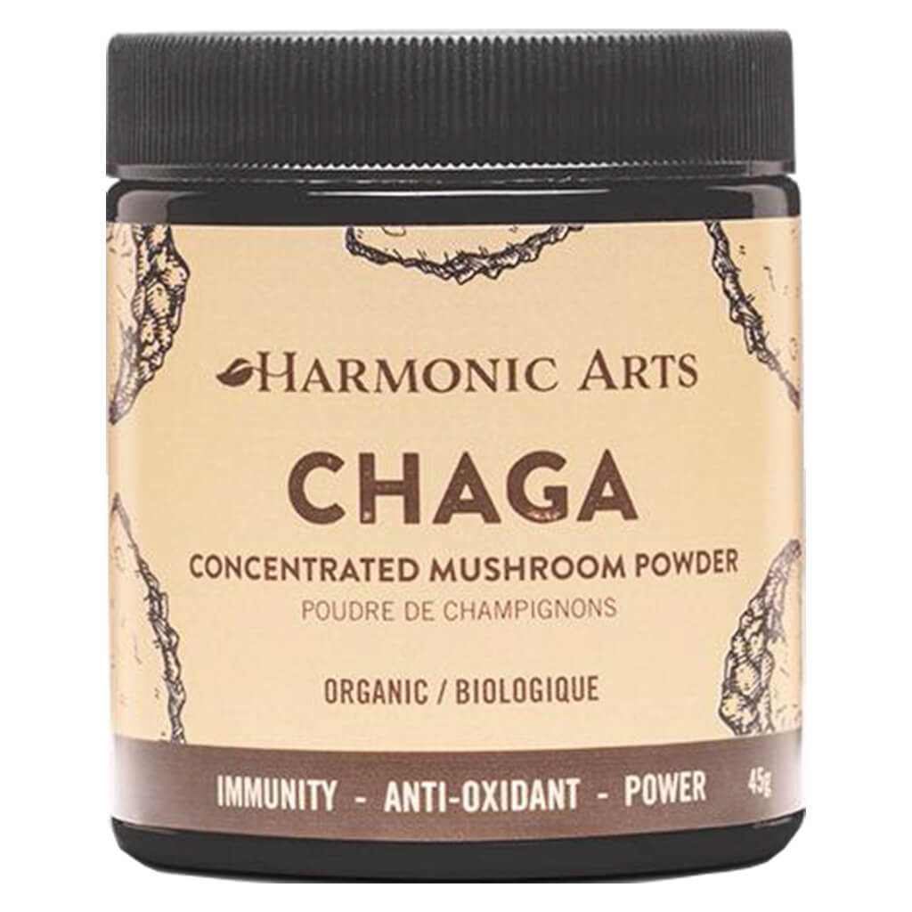 Organic Chaga Mushroom Powder Extract - Immune Support & Antioxidant Boost - Pure Superfood Supplement for Wellness & Energy - Perfect for Coffee, Tea, Smoothies & Baking