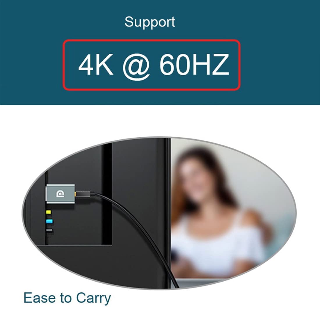 Mini DP to DP Adapter 4K 60Hz - 3pcs Set for PC Laptop TV