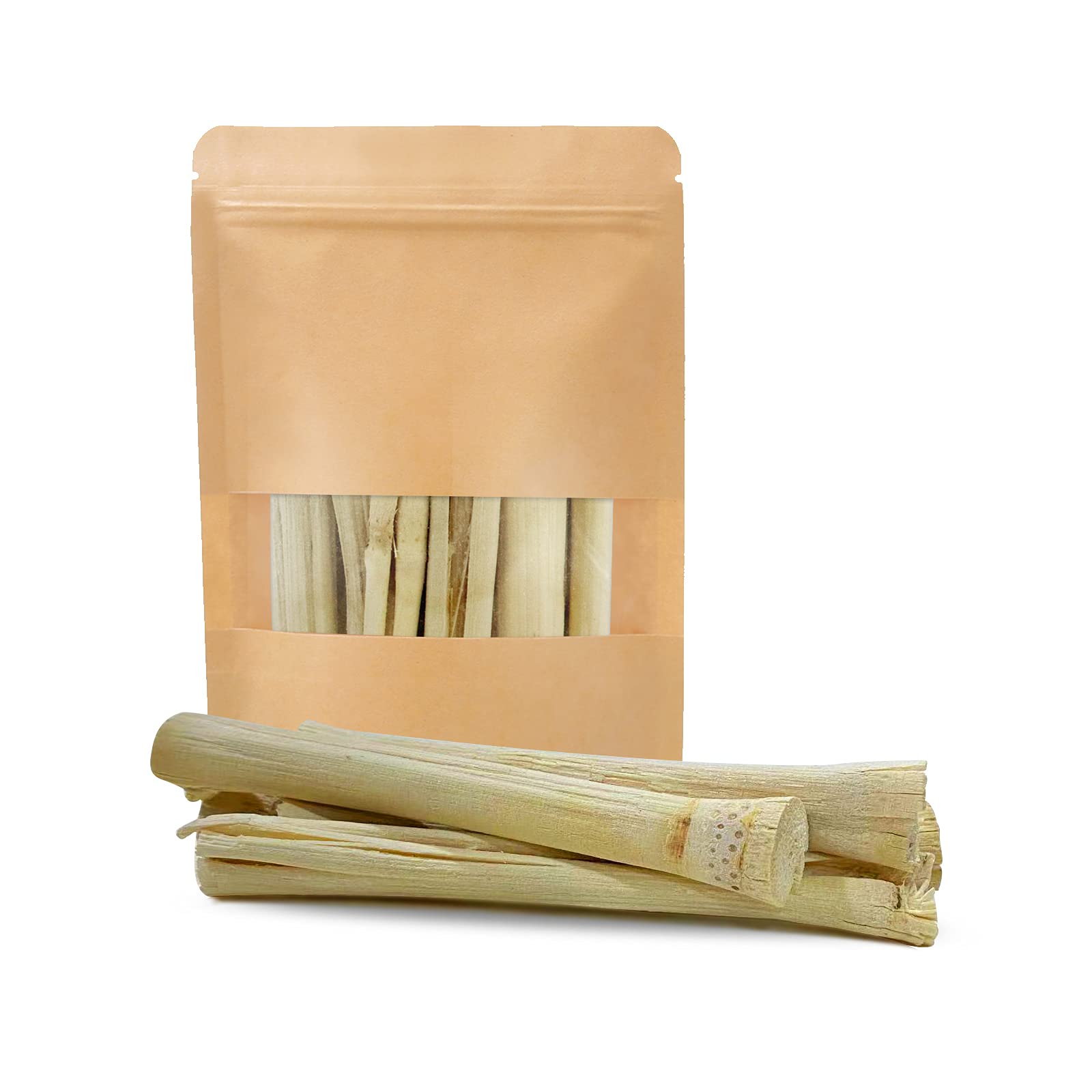 300g Barley Ears Sweet Bamboo Chew Sticks - Natural Teeth Cleaning Toys for Rabbits, Hamsters, Guinea Pigs & Small Pets - Perfect for Dental Health & Boredom Relief - Great for Cage Enrichment & Chewing Needs