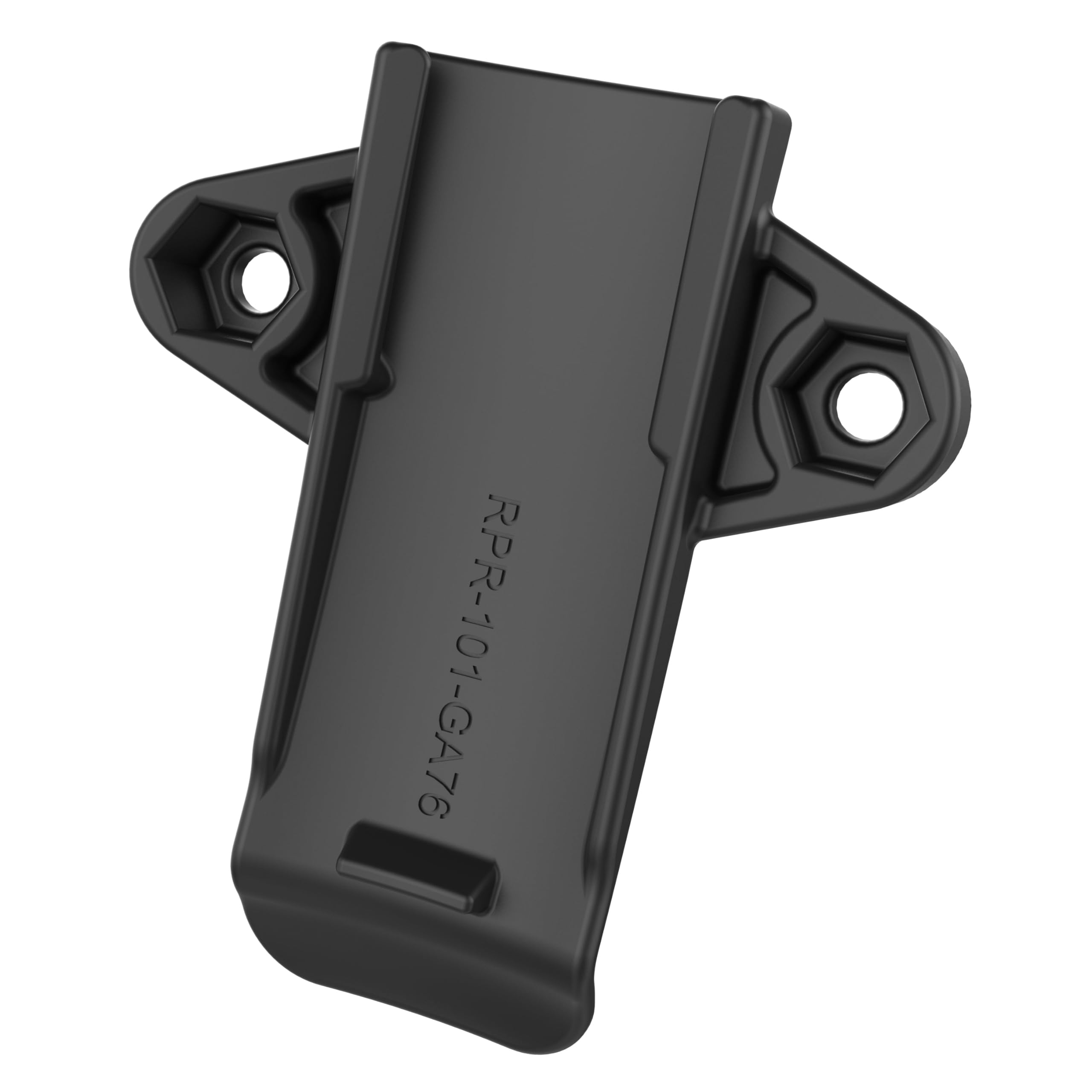 RAM MOUNTS RAM-HOL-GA76U 通用支架 - 黑色被动式车载底座，兼容Garmin手持设备，适用于汽车、摩托车、自行车导航