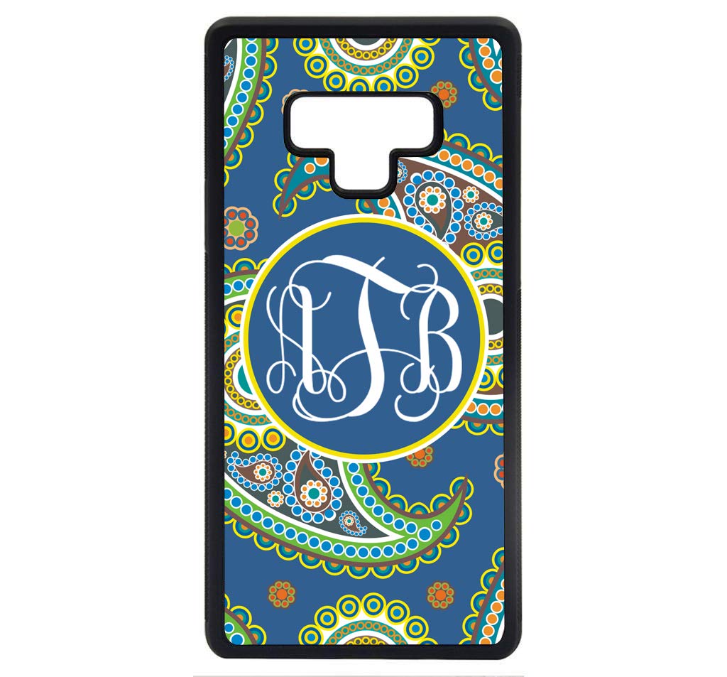 Custom Monogrammed Phone Case for Samsung Galaxy Note 9 - Personalized Gift for Travel & Work