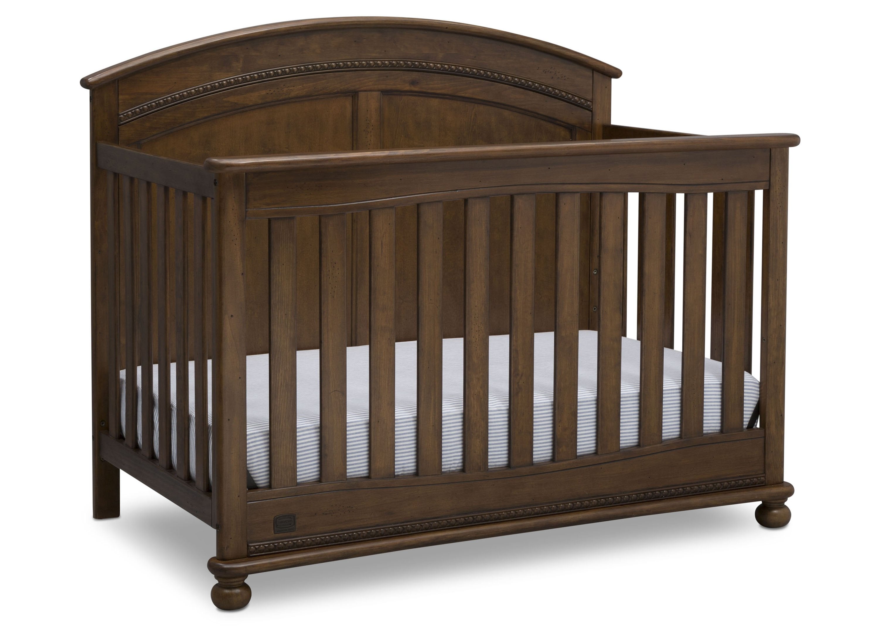 Ainsworth 4-in-1 Convertible Baby Crib - Toddler Bed, Daybed & Full-Size Bed - Safe Nursery Furniture for Newborns & Kids - Perfect for Bedrooms & Daycare Centers