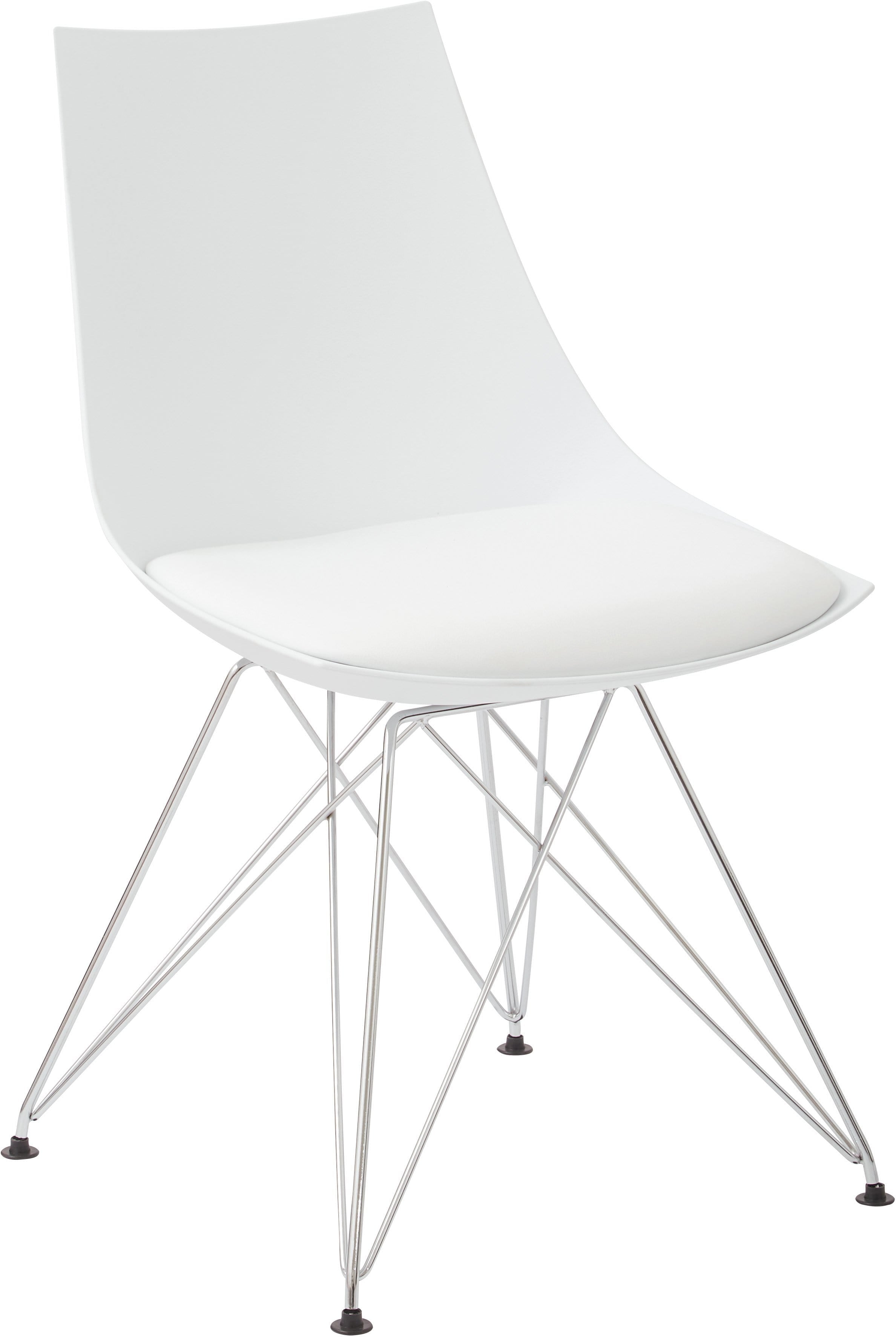 Office Star Ave Six Eiffel Bistro Chair [EFLC2] - Stylish Metal Cafe Dining Chair for Restaurants, Patios & Home Kitchens