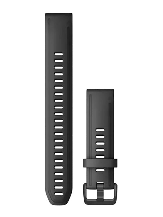 Garmin QuickFit 20 Silicone Watch Band - Replacement Strap for Garmin Smartwatches - Perfect for Running, Swimming & Everyday Wear