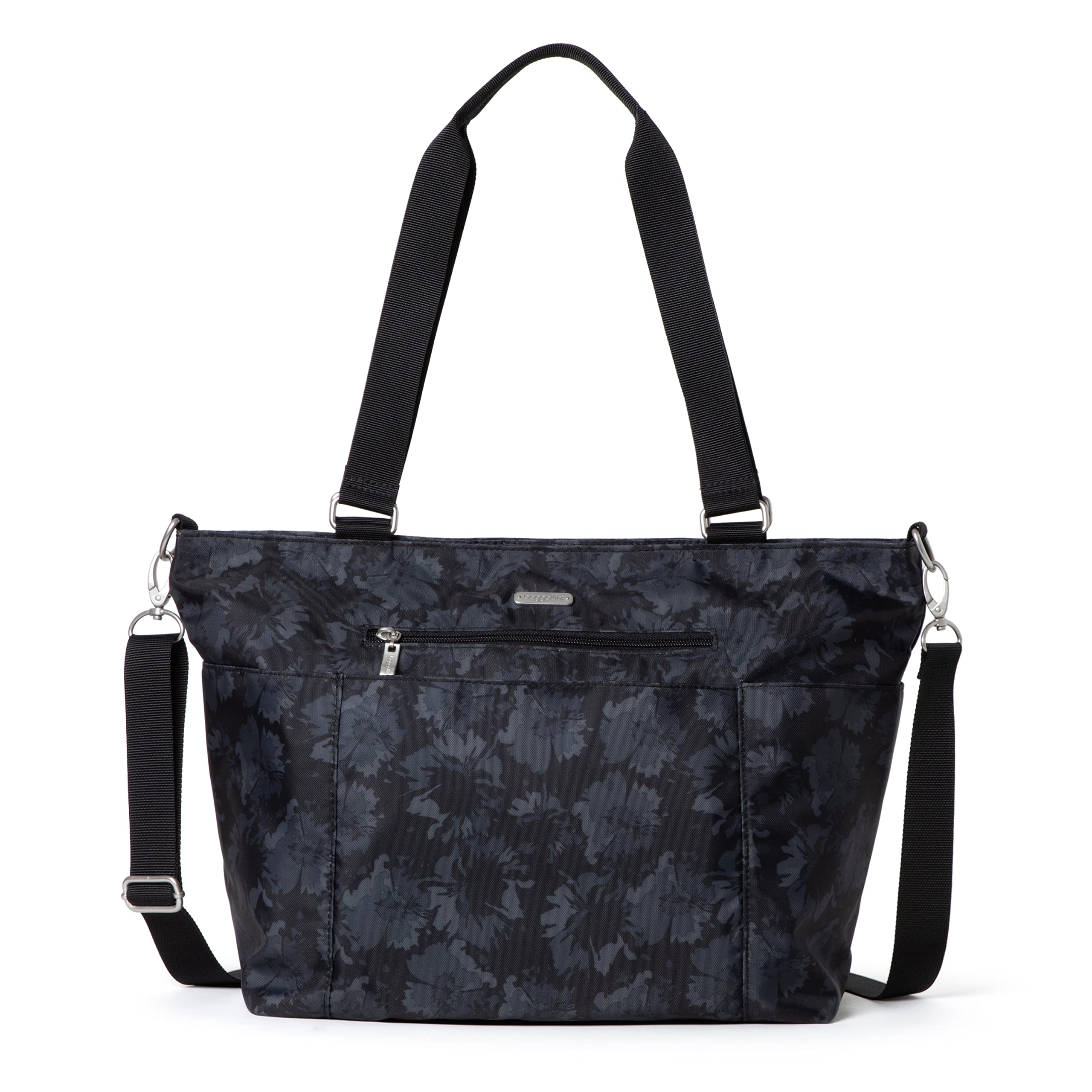 Baggallini Essential Laptop Tote Bag for Women - Stylish & Lightweight Work Bag with Padded Laptop Compartment (Fits 15