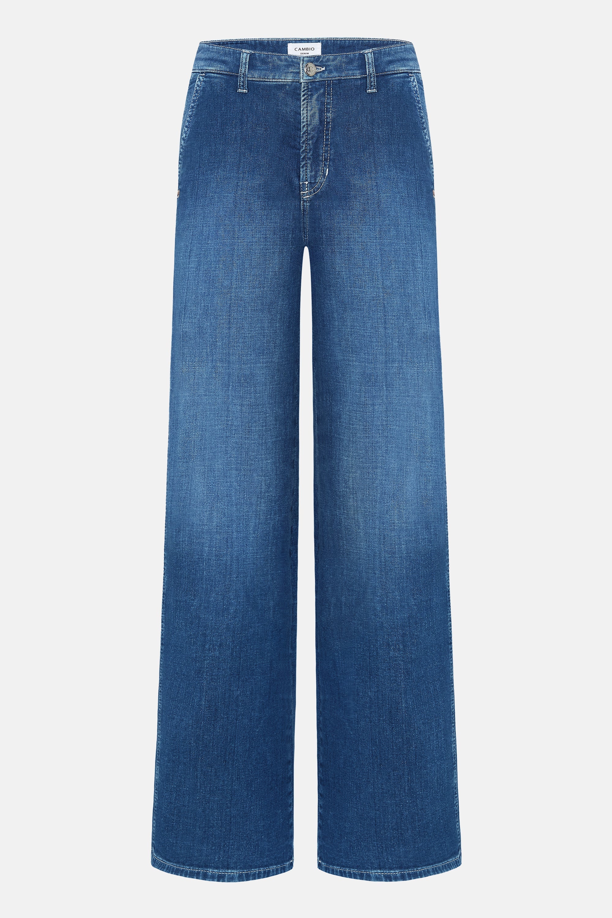 Alek Wide Fit Jeans for Women - Stretch Denim Pants with Modern Wash | Comfortable & Trendy High Waist Jeans for Casual Wear & Everyday Outfits