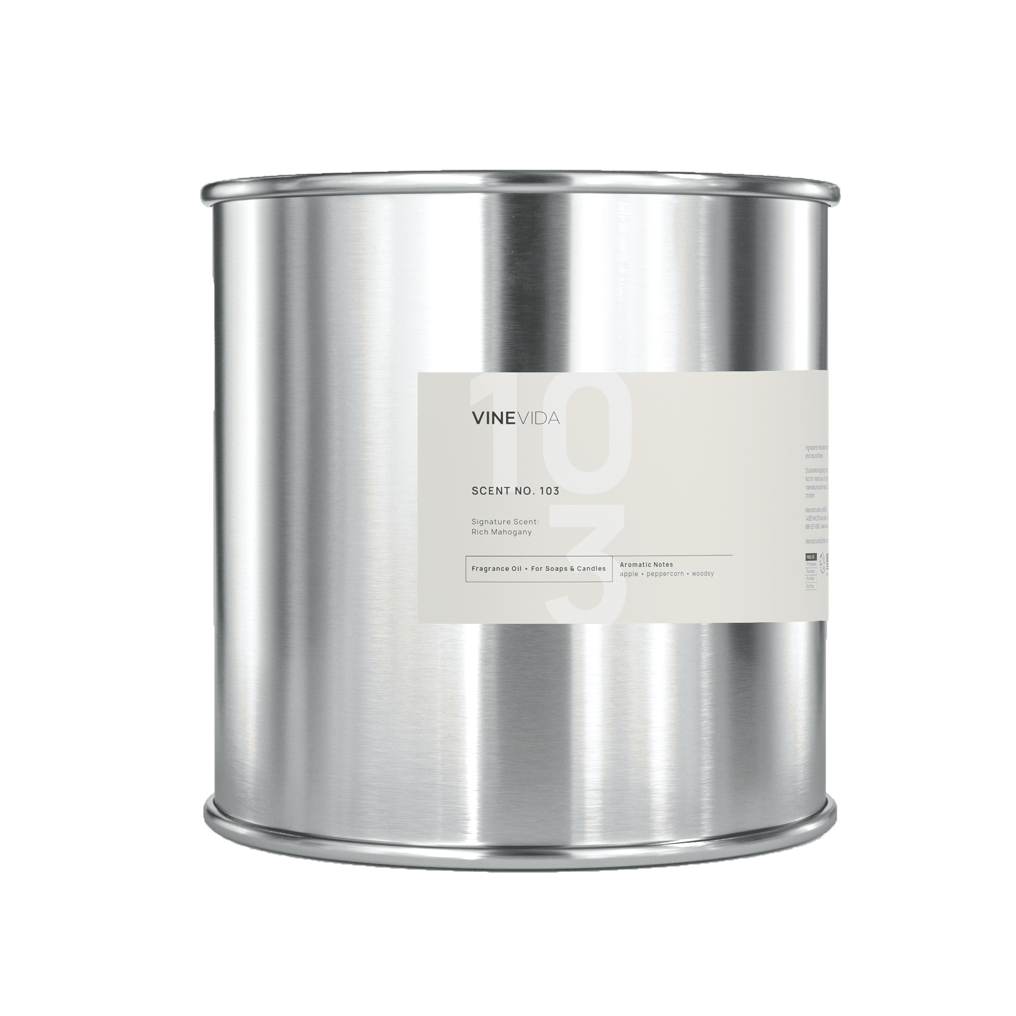 Premium NO. 103 Fragrance Oil for Soap Making & Candle Making - Rich Mahogany Scent - Perfect for DIY Home Fragrance, Bath & Body Products, and Aromatherapy
