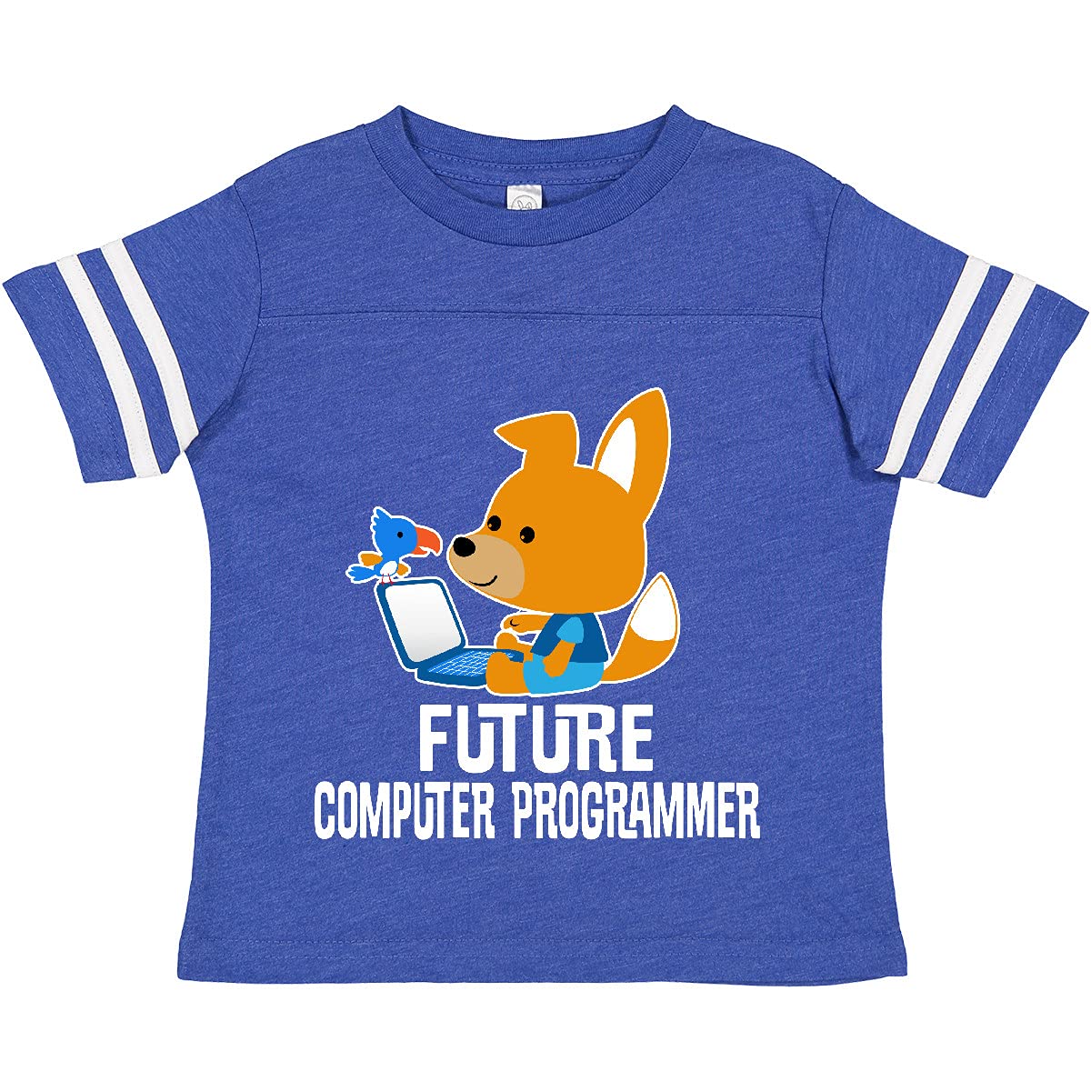 Inktastic Future Computer Programmer Toddler T-Shirt - Cute Coding-Themed Shirt for Kids - Perfect for STEM Events, Birthday Gifts & Tech-Loving Toddlers
