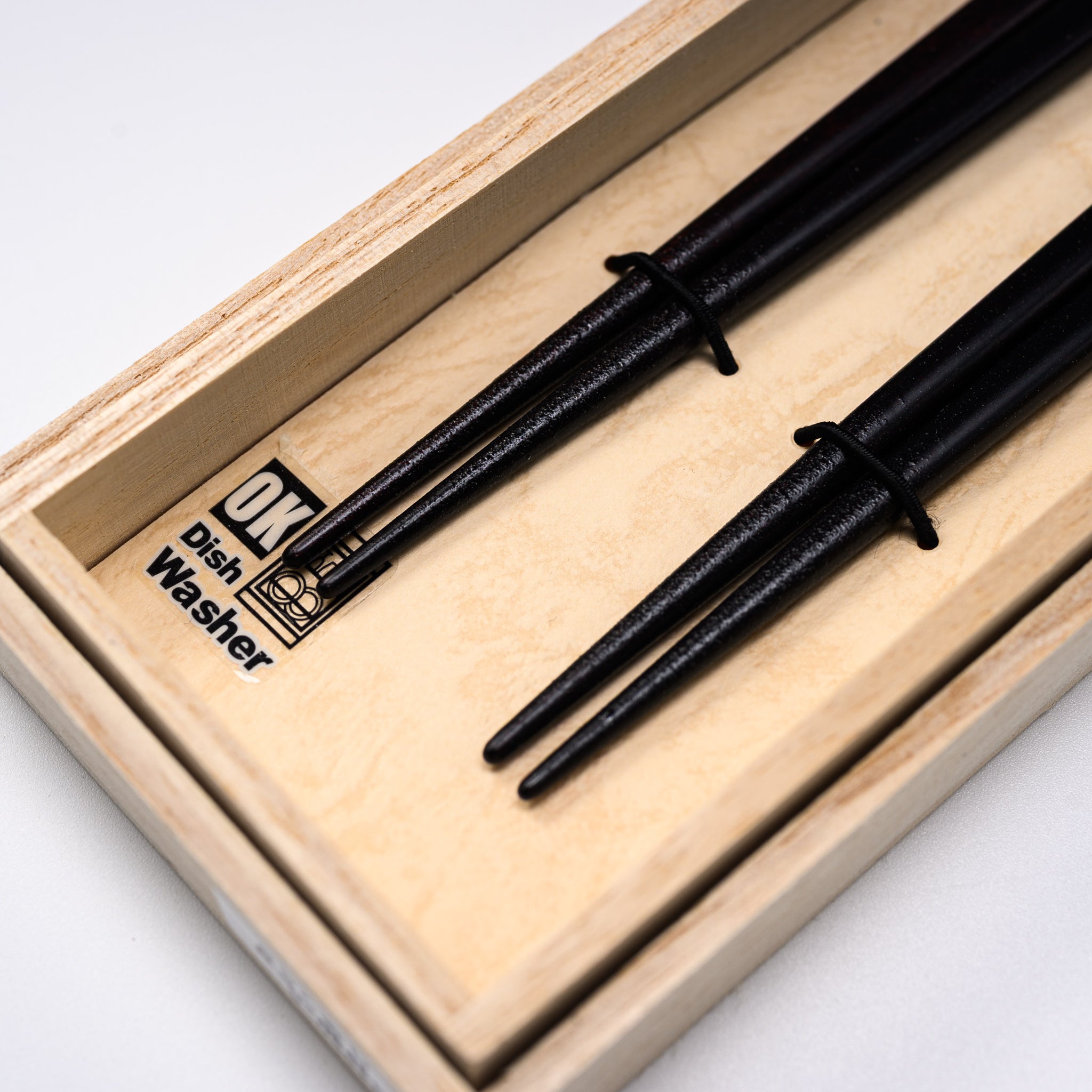 Premium Japanese Chopsticks with Wooden Box - Crescent Moon Rabbit Design - Perfect Pair Gift for Sushi, Asian Cuisine & Home Dining