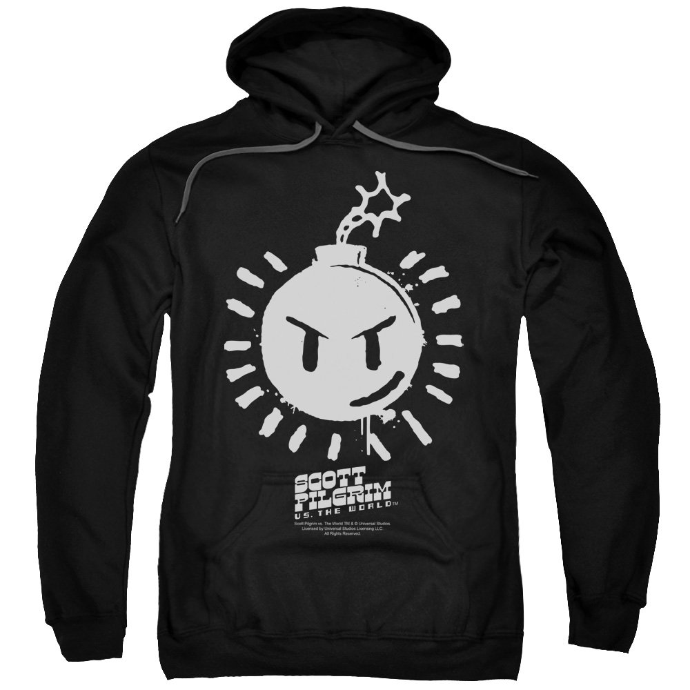 Scott Pilgrim Sex Bob-Omb Logo Unisex Hoodie for Men & Women | Soft Pullover Sweatshirt | Perfect for Cosplay, Movie Fans & Casual Wear