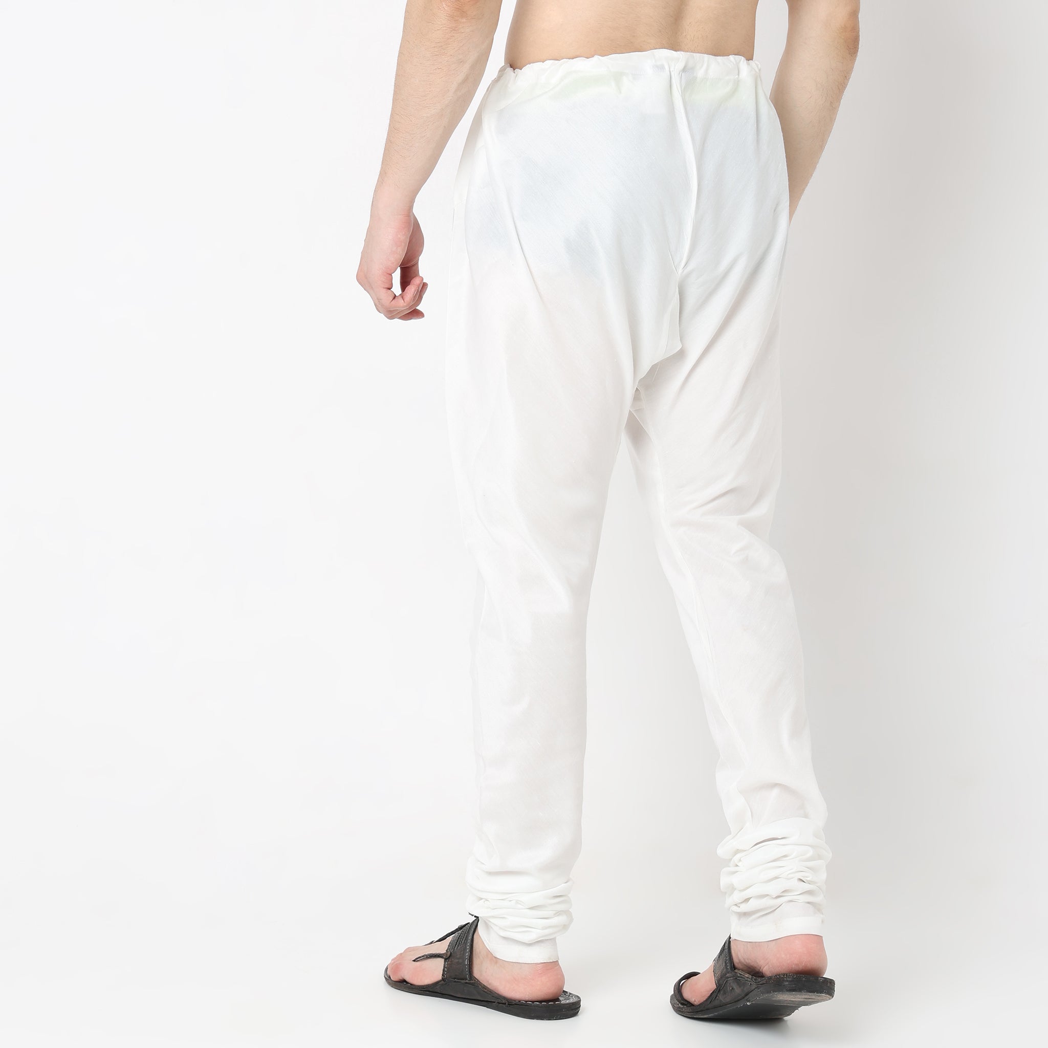Mid Rise Churidar Pants for Women - Comfortable Stretchable Cotton Leggings for Yoga, Lounge & Casual Wear - Perfect for Daily Use, Workout & Home Relaxation