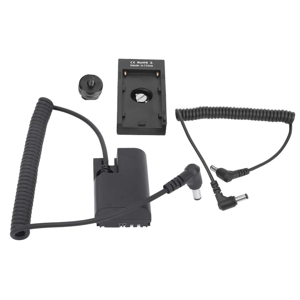 Premium Dummy Battery Set for DSLR Cameras - High Quality, Durable Hot Shoe Base with Overvoltage & Overcurrent Protection - Extend Shooting Time - Perfect for Studio Photography, Live Streaming & Outdoor Videography