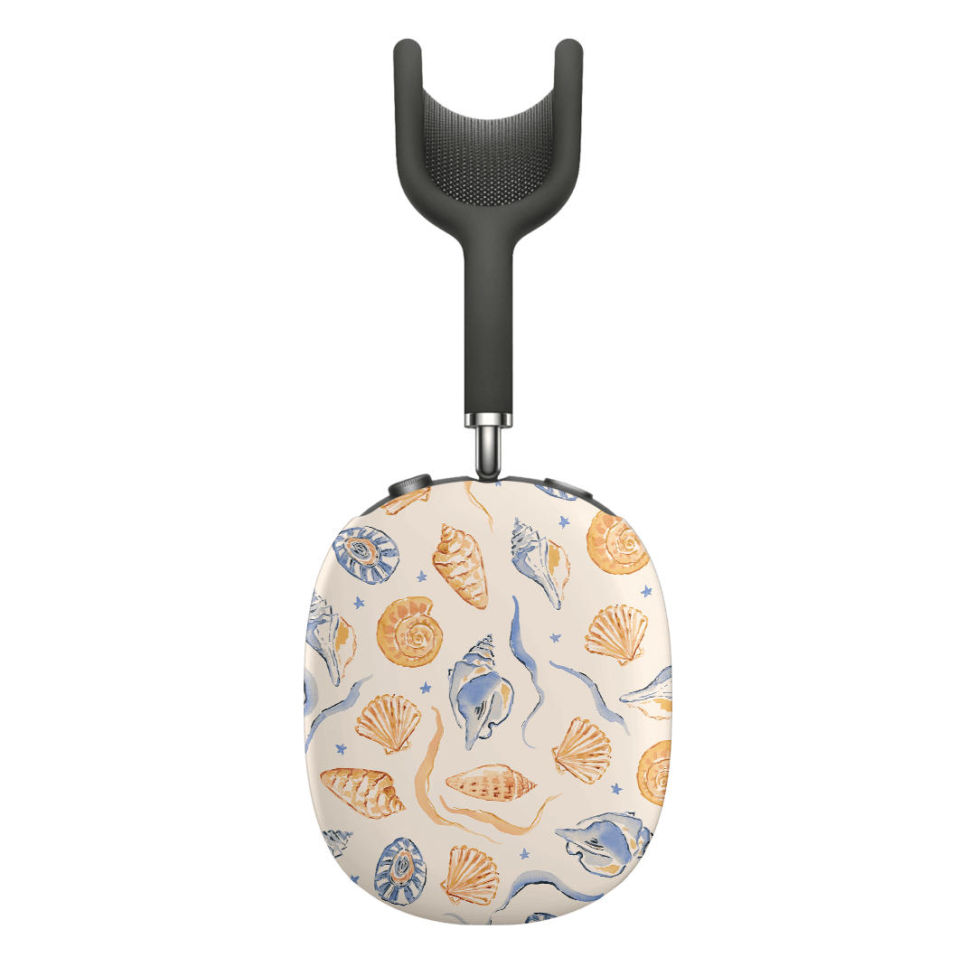 Premium AirPods Max Case with Shell & Swirl Design - Durable Protective Cover for Travel, Work & Daily Use - Compatible with Apple AirPods Max Headphones