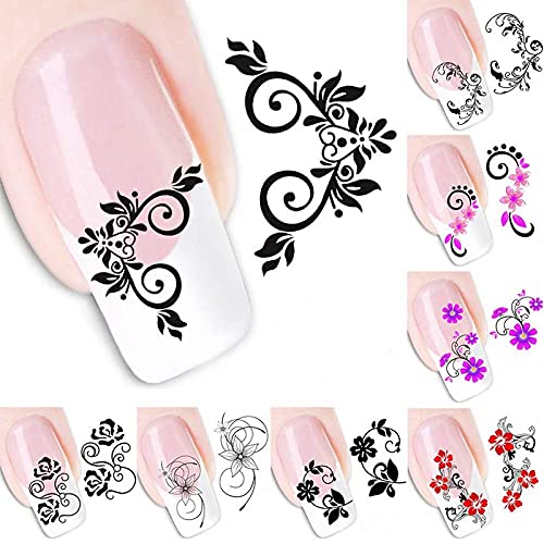 29 Sheet St. Patrick's Day Nail Art Stickers - Water Transfer Butterfly, Leaf, Flamingo & Flower Designs for Women, Girls & Kids | DIY Manicure, Salon & Party Nail Decorations