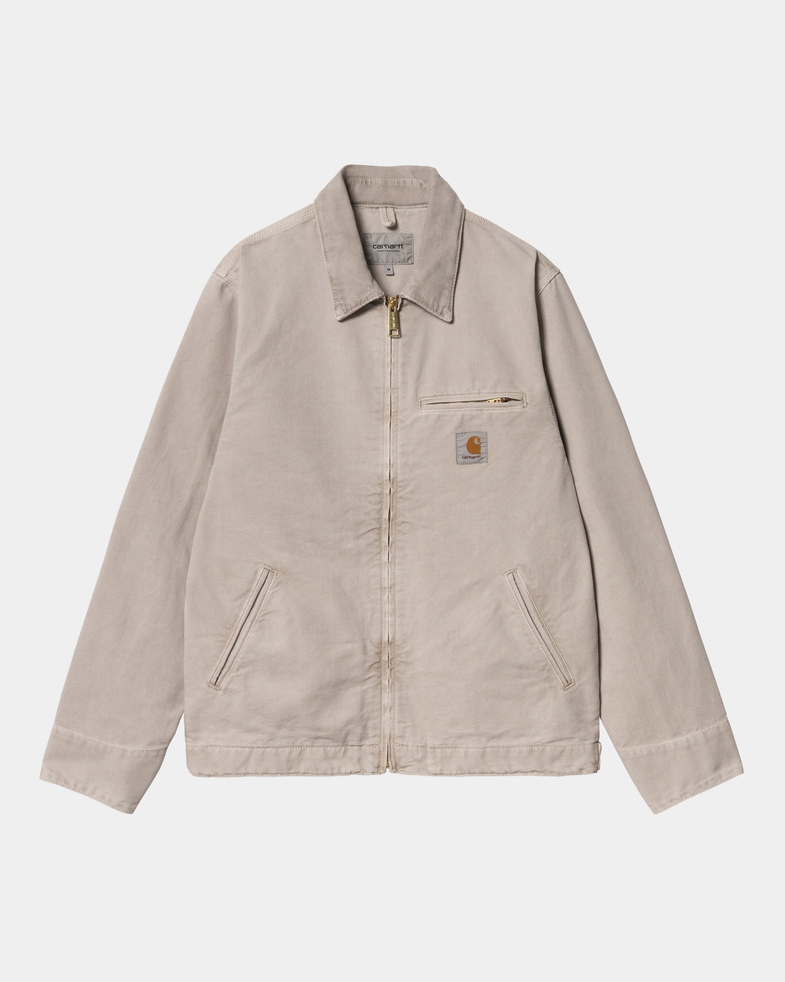 Stone Canvas Detroit Jacket - Spring Outerwear in Dusky Beige | Water-Resistant Workwear for Urban Commuting & Outdoor Adventures