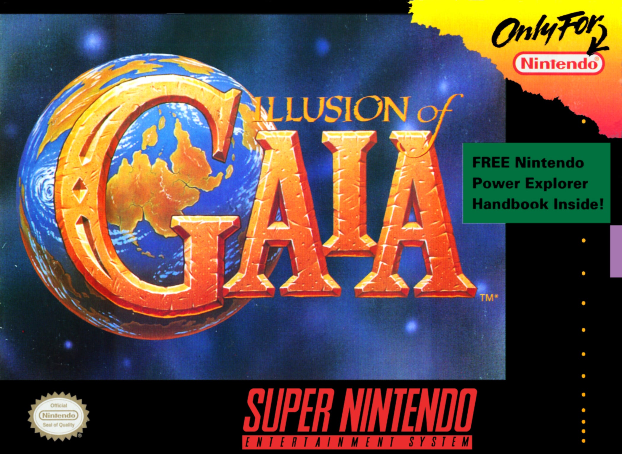 Illusion of Gaia - Classic SNES RPG Adventure Game | Retro Gaming for Collectors & Nostalgic Gamers | Perfect for Gaming Nights & Retro Enthusiasts