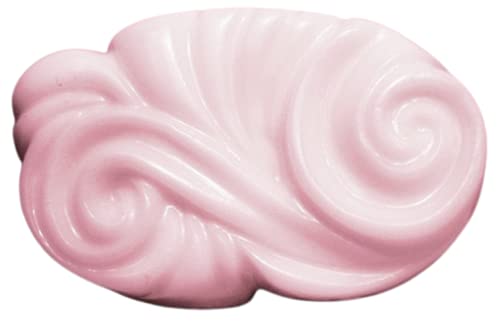 3-Piece Carnation Scented Soap Set with Shea Butter & Goat Milk - Oval Swirl Design Handmade Soap Bars for Bath, Shower & Gift Giving - Moisturizing & Aromatherapy for Dry Skin