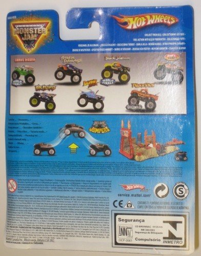 Hot Wheels Monster Trucks Flag Series - Jam Bar's Leaks 1:64 Scale Die-Cast Car Toy (67/75) for Kids Collection & Stunt Racing Play